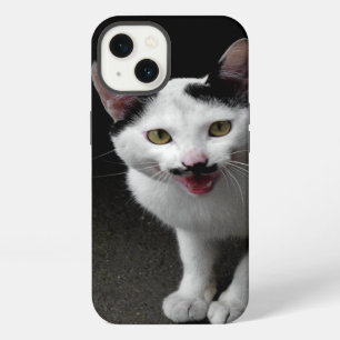 Cat with Moustache iPhone 13 Case