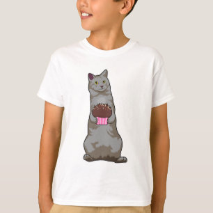 Cat with Muffin T-Shirt