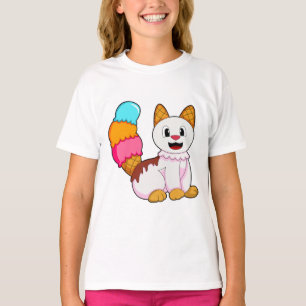 Cat with Popsicle T-Shirt