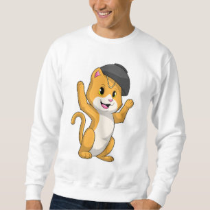 Cat with Ramen Bowl Sweatshirt