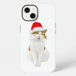 Cat with Santa's Hat Case-Mate iPhone Case