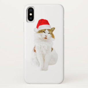 Cat with Santa's Hat Case-Mate iPhone Case