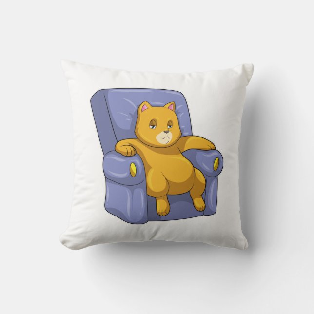 Cat with Sofa Cushion (Front)
