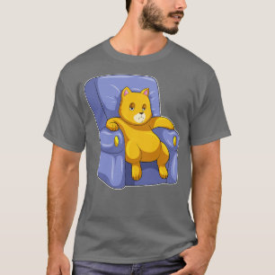 Cat with Sofa T-Shirt