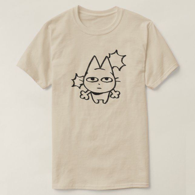 cat with stars T-Shirt (Design Front)