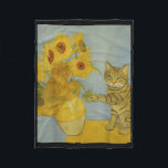 Cat With Sunflowers Van Gogh Funny Gifts For Men W Fleece Blanket<br><div class="desc">Cat With Sunflowers Van Gogh Funny Gifts For Men Women Kid</div>