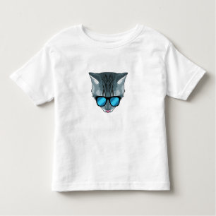 Cat with Sunglasses Toddler T-Shirt