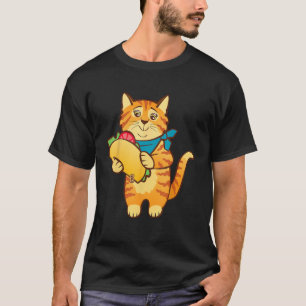Cat with Taco T-Shirt