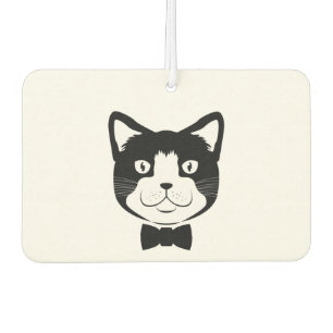 Cat With Tie Car Air Freshener