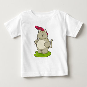 Cat with Umbrella Baby T-Shirt
