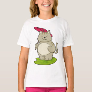 Cat with Umbrella T-Shirt