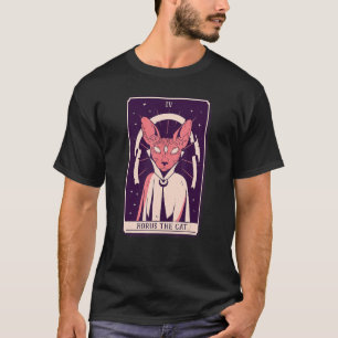 Cat Wizard Mystical Tarot Card T-Shirt