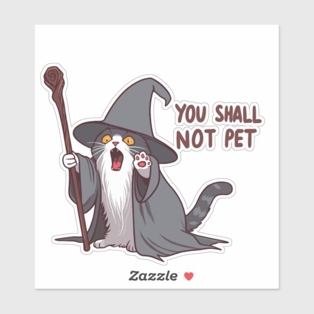 Cat Wizard, You Shall Not Pet (Sheet)