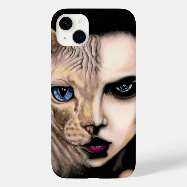Cat Woman iPhone Case (Back)