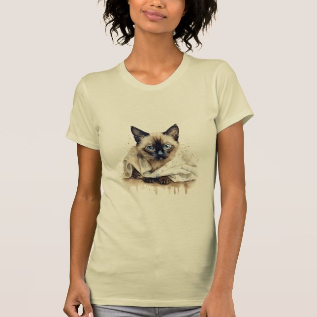 Cat womens  T-Shirt (Front)