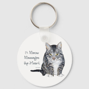 Cat Words of Wisdom - Meow Key Ring