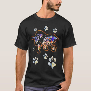 Cat World Map Motif  Cat  colourful Earth Cats  1 T-Shirt