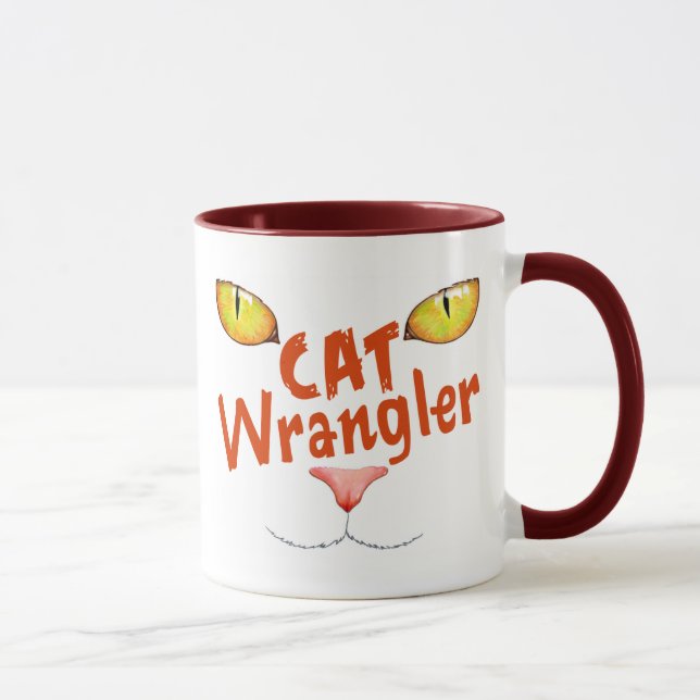 Cat Wrangler Mug (Right)