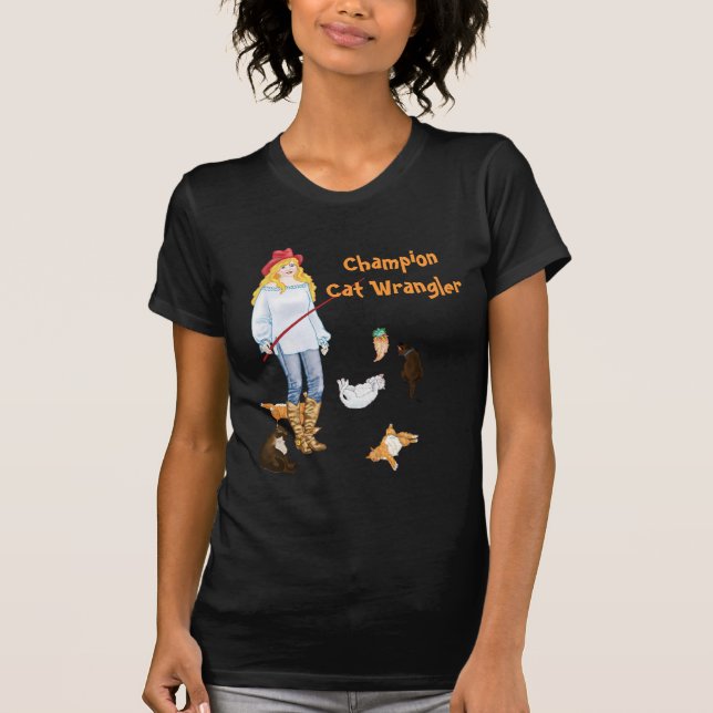 Cat Wrangler T-Shirt (Front)