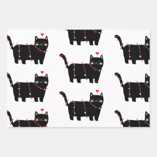 cat wrapping paper