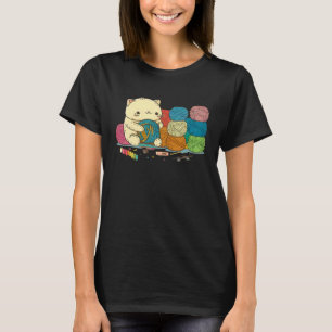 Cat Yarn Crocheting 1 T-Shirt