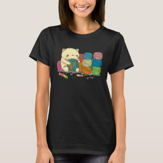 Cat Yarn Crocheting  1 T-Shirt