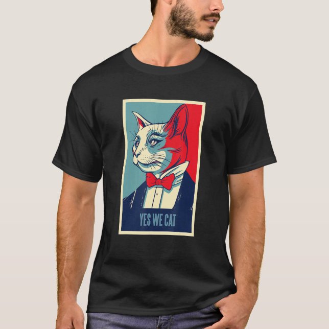 Cat - Yes we cat T-Shirt (Front)