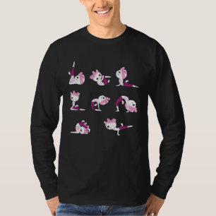 Cat Yoga Cats in Yoga Poses Sport T-Shirt