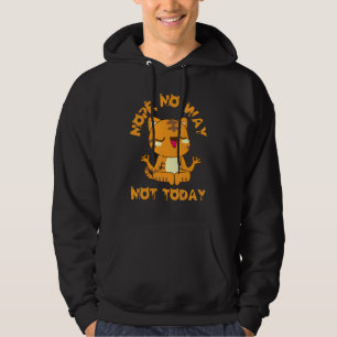 Cat Yoga Kitten Nope No Way Cats Not Today Cat Mom Hoodie