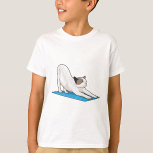 Cat Yoga Meditation Fitness T-Shirt