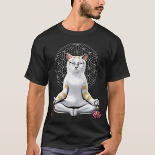 Cat Yoga Meditation T-Shirt