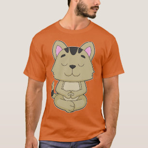 Cat Yoga Meditation T-Shirt