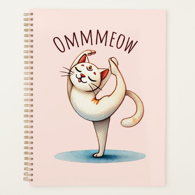 Cat Yoga Pose - Meow Planner (Front)