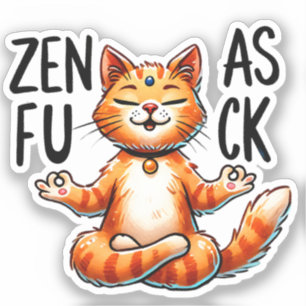 Cat Yoga Pose - Zen
