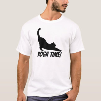 Cat Yoga Time T-Shirt