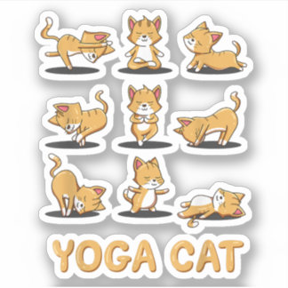 Cat Yoga Zen Cat Yoga Pose Meditation Men Women Ki