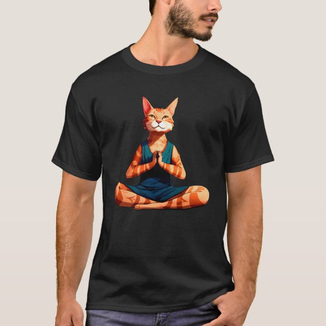 Cat Yogi T-Shirt (Front)