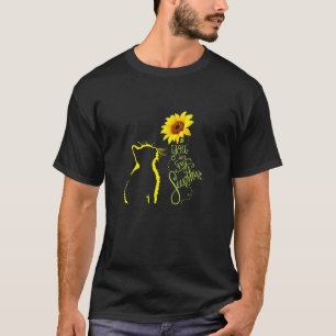 Cat You Are My Sunshine Cats Sunflower Best  Famil T-Shirt