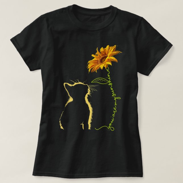 Cat You Are My Sunshine Cats  T-Shirt (Design Front)