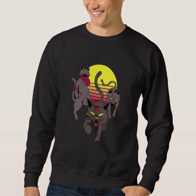 Cat Zombies Sweatshirt (Front)