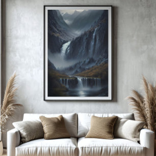 Cataclysm of the Mountain Canvas Print