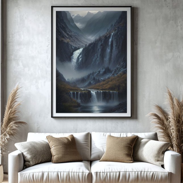 Cataclysm of the Mountain Canvas Print (Creator Uploaded)