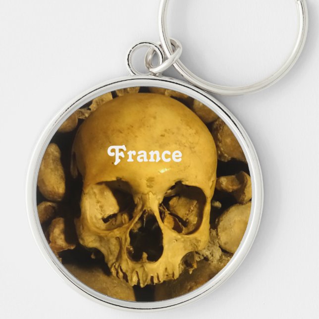 Catacombs in France Key Ring (Front)