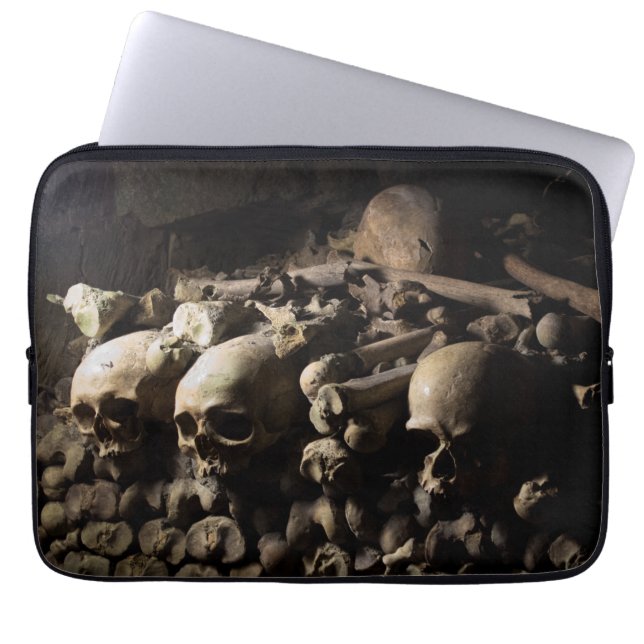 Catacombs Skulls Laptop Sleeve (Front)