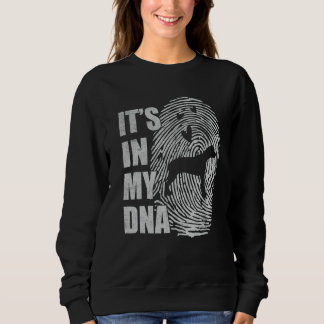 Catahoula Leopard DNA Dog Mom Dad Dog Sweatshirt