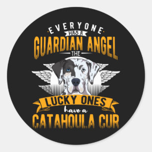 Catahoula Leopard Dog Gift Idea Classic Round Sticker