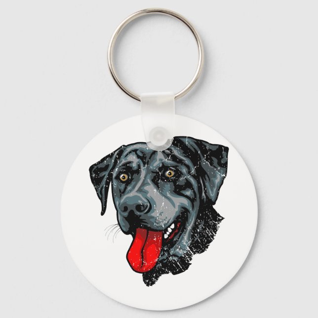 Catahoula Leopard Dog Key Ring (Front)