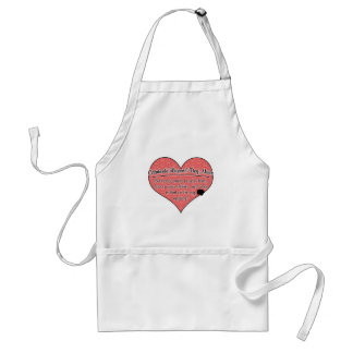 Catahoula Leopard Dog Mixes Paw Prints Dog Humour Standard Apron