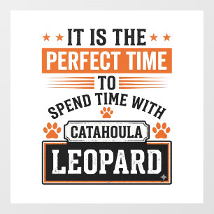 Catahoula Leopard Dog Vintage Time Shirt Design_1