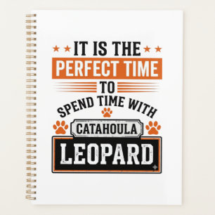 Catahoula Leopard Dog Vintage Time Shirt Design_1 Planner